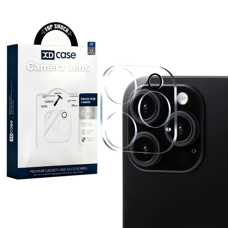 XDcase transparent tempered glass iPhone 13 Pro and 13 Pro Max camera lens protector