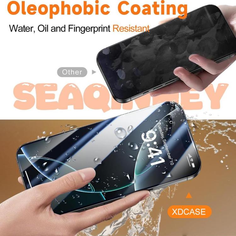 XDcase iPhone screen protector anti-fingerprint and anti-reflection feature image