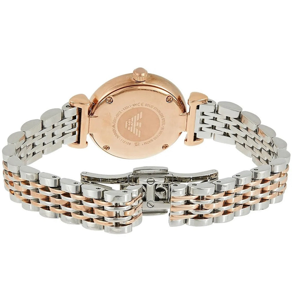 Emporio Armani AR11223 women’s watch back view