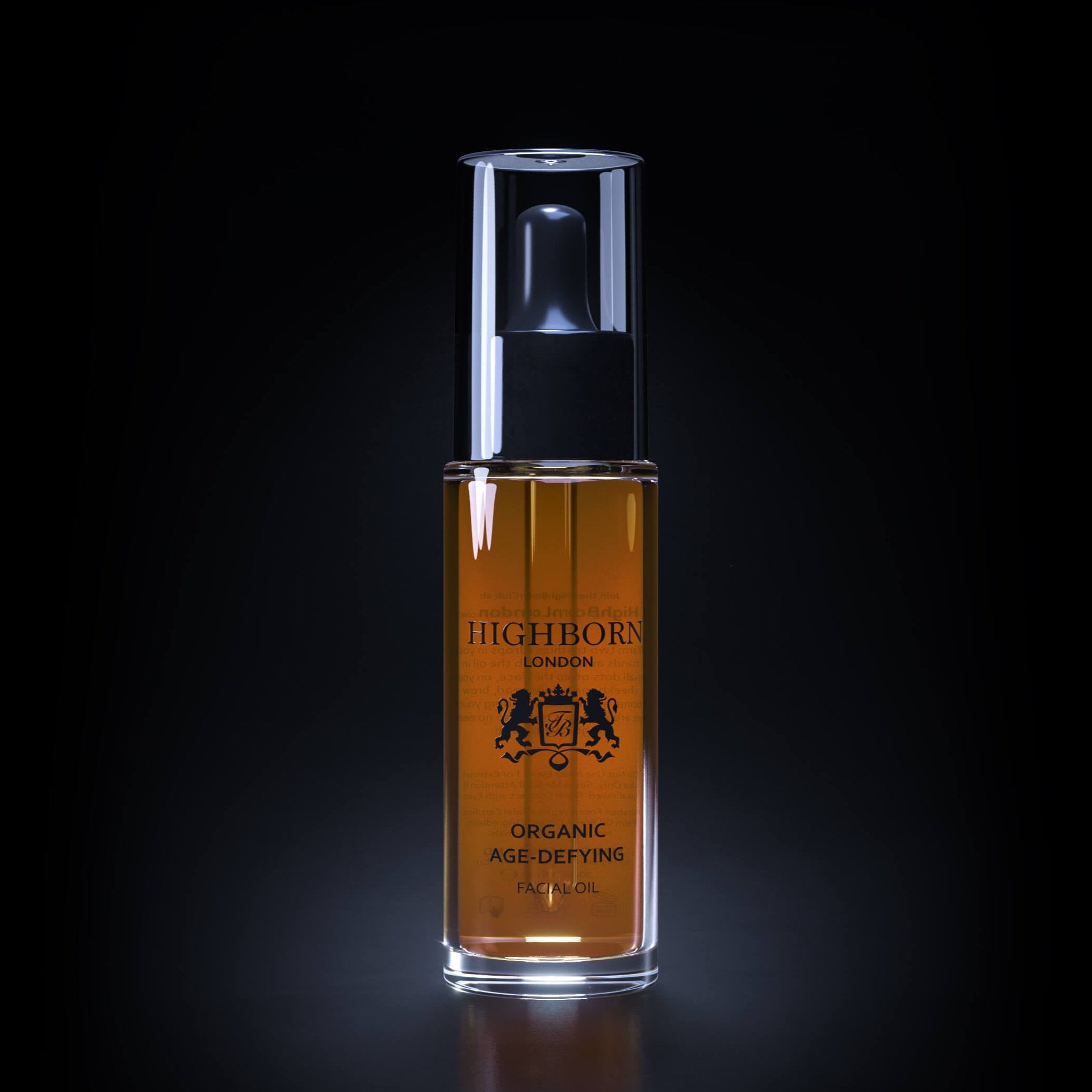 Highborn Organic Age-Defying Facial Oil 30ml face oil bottle