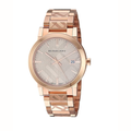 Burberry BU9146 The City women’s rose gold watch front view