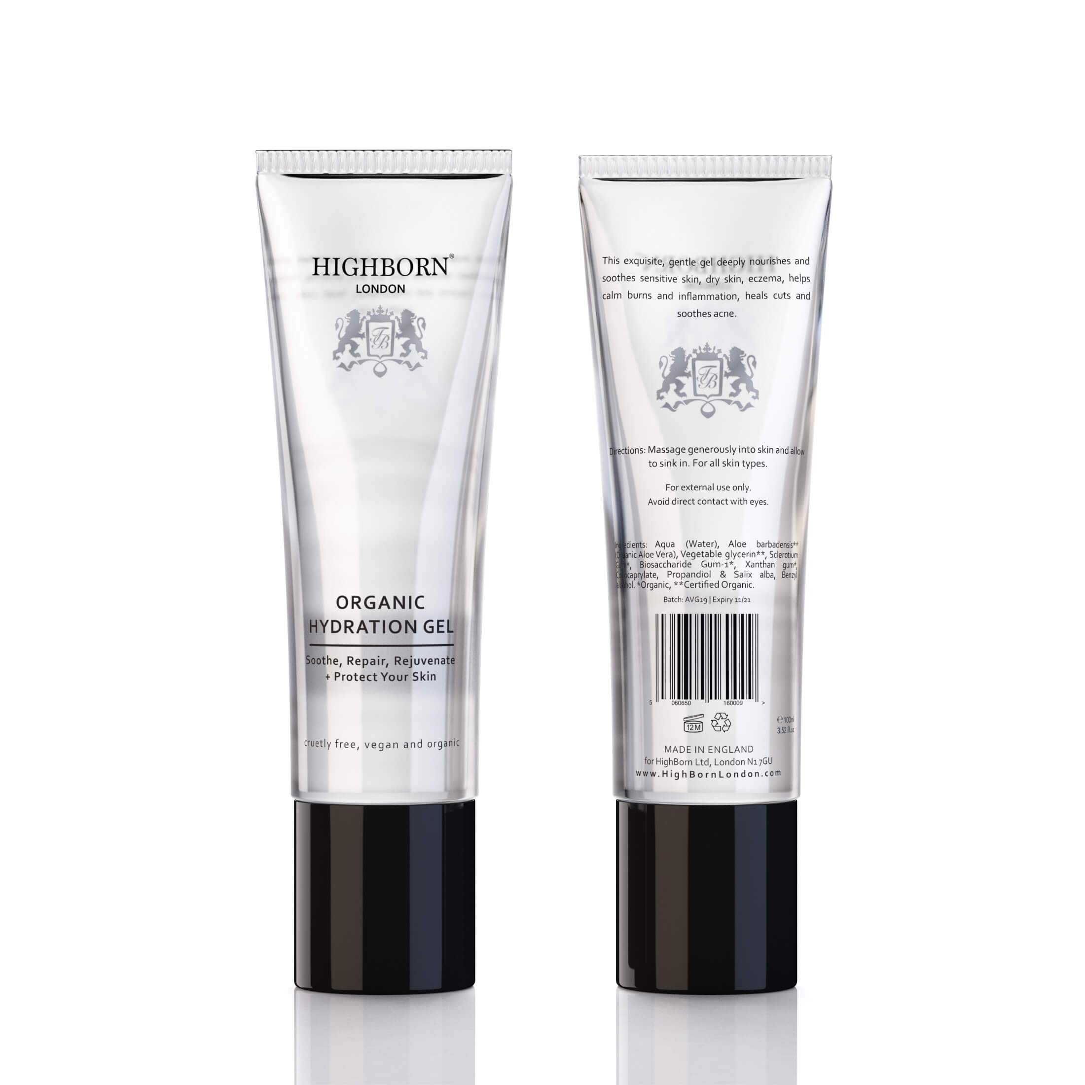 Highborn Organic Hydration Gel skincare tube product image