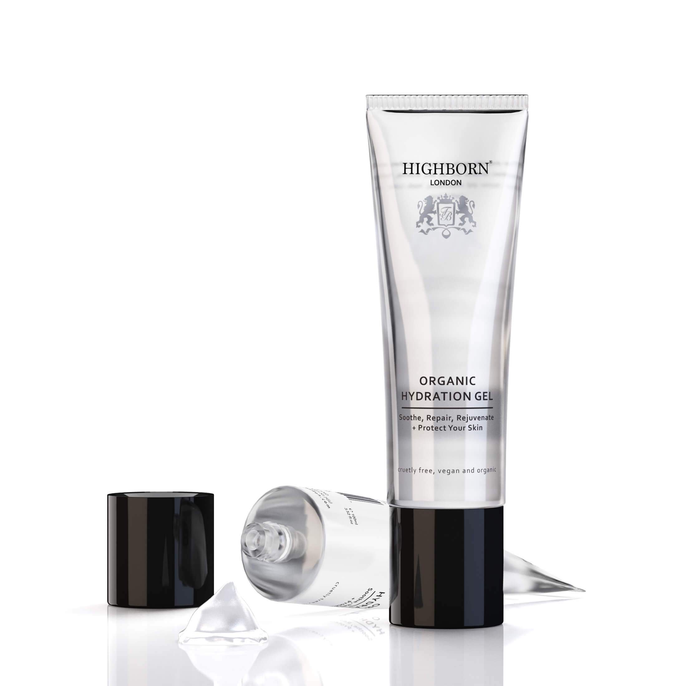 Highborn Organic Hydration Gel 100ml on white background