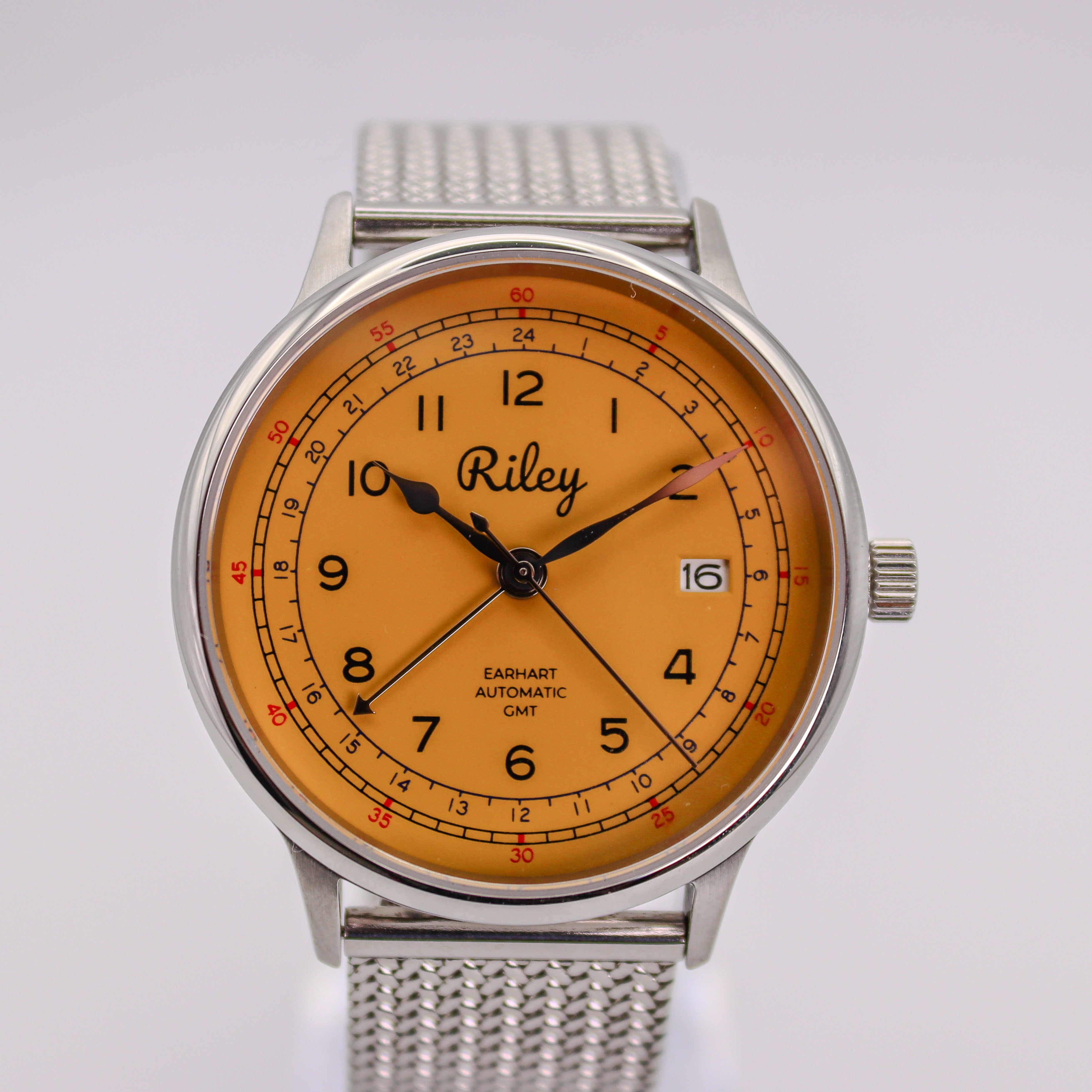GMT watch wrist shot image