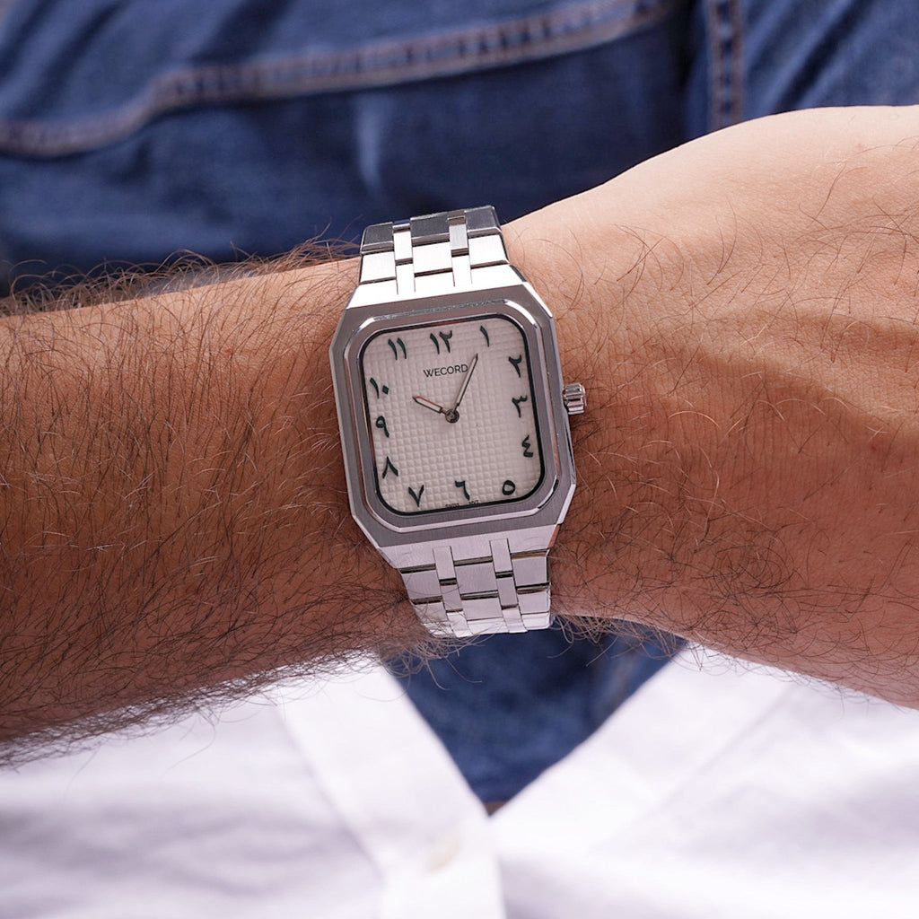 Wecord London Duke Large Limited Edition watch close-up image