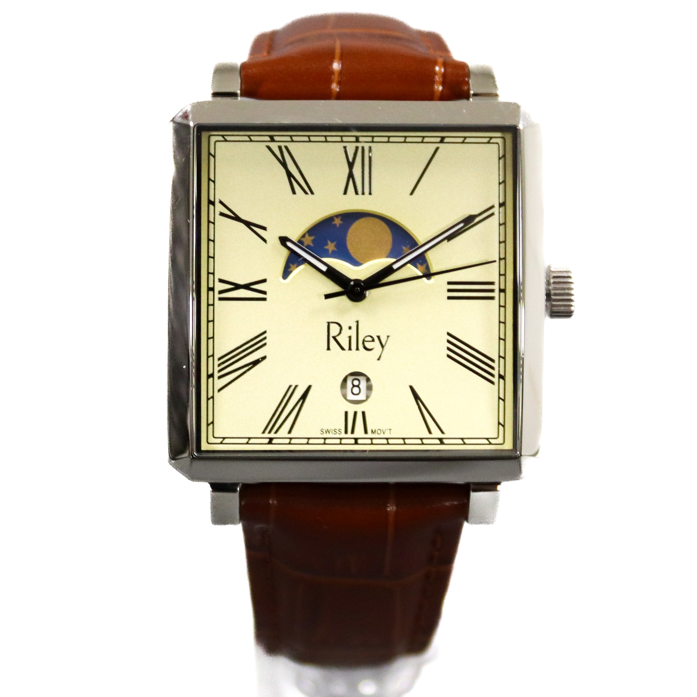 Riley Deco Moon moonphase watch product image