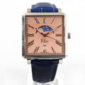 Riley Deco Moon watch dial detail with moonphase display