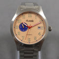 Riley Almond Rifleman Field Salmon automatic watch dial detail