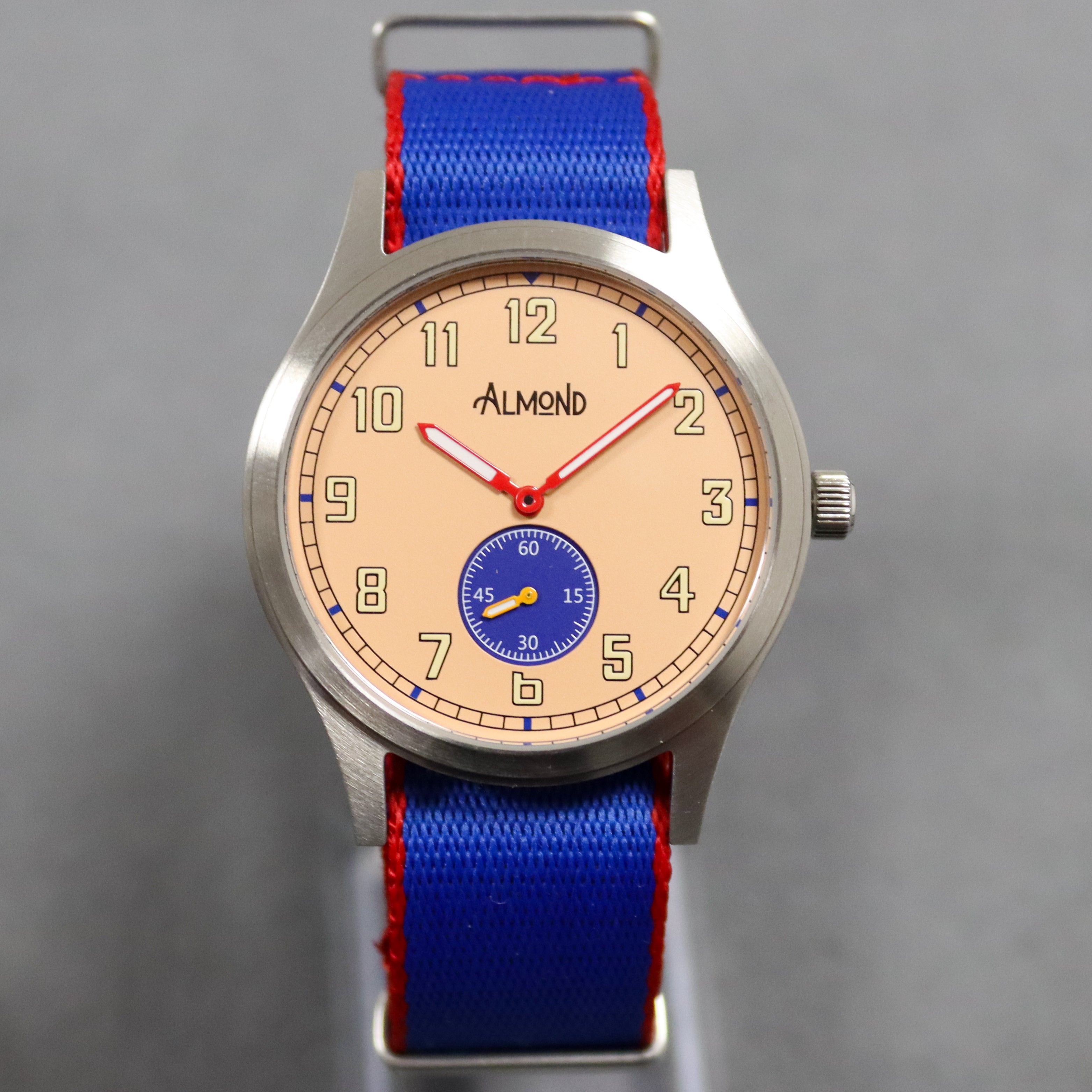 Riley Almond Rifleman Field watch side detail image