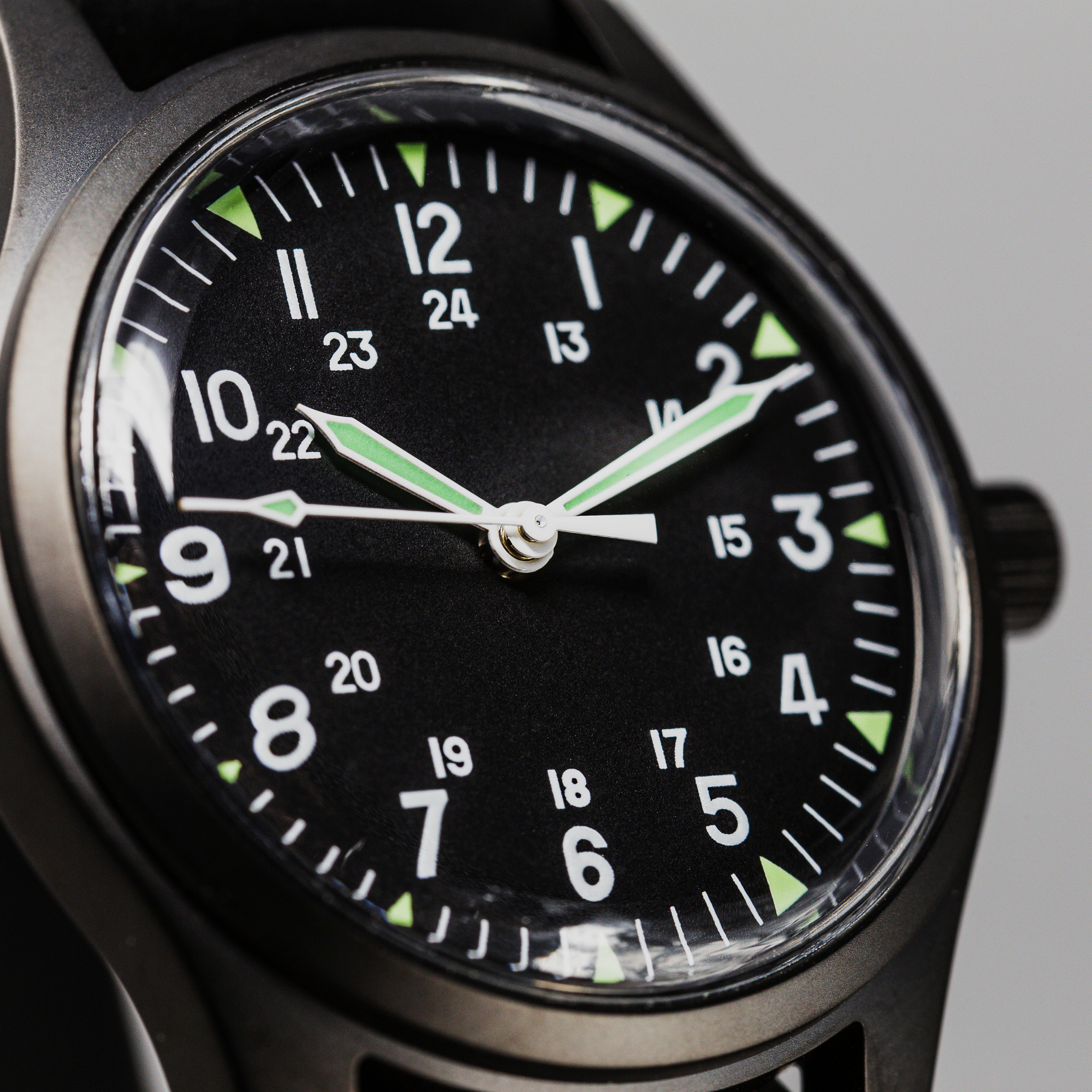 Rotate North Terrain Black Cat.4 Field Watch lifestyle image