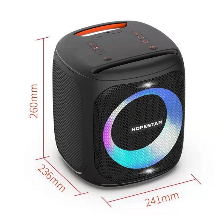 HOPESTAR Party100 green Bluetooth speaker product angle view