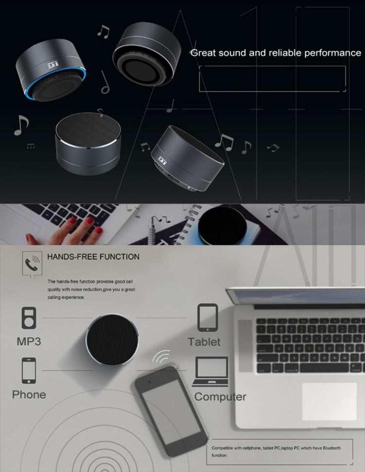 A10 mini portable Bluetooth speaker product detail image