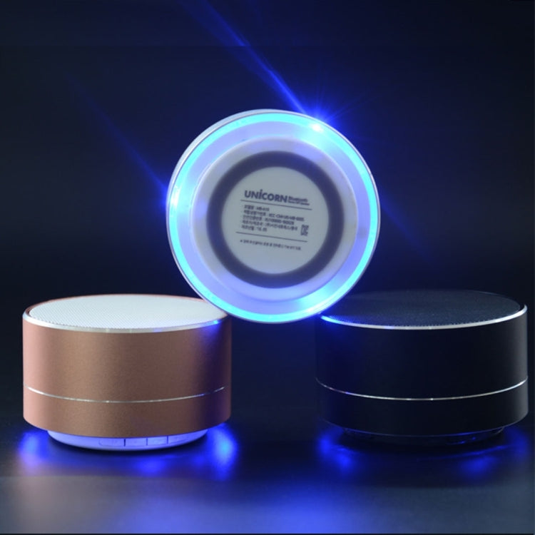 A10 portable Bluetooth speaker detail image with microphone feature