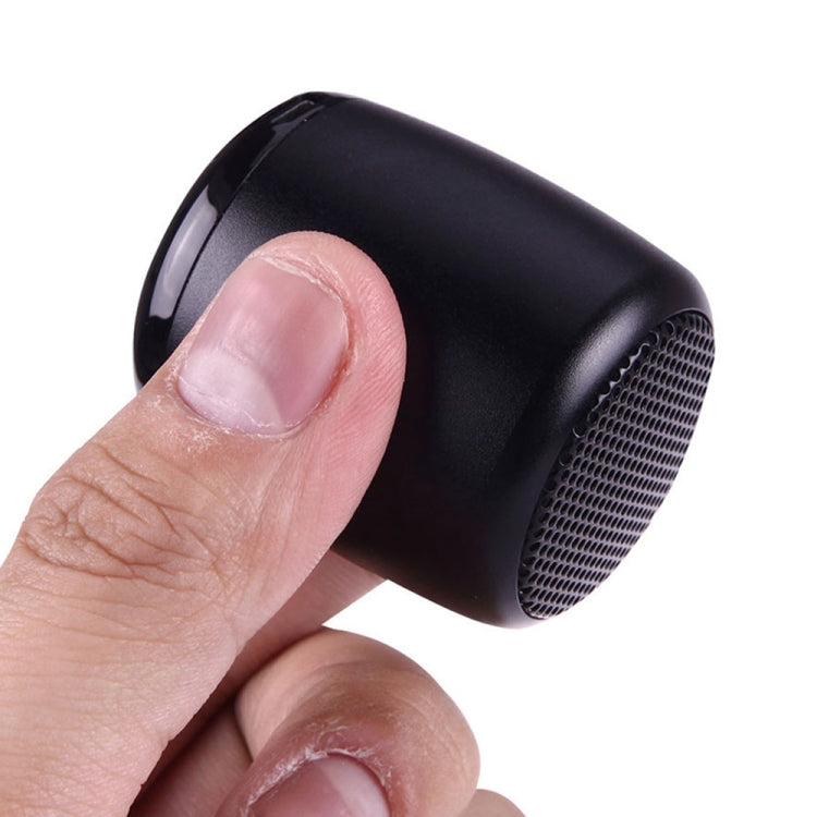 A1 mini Bluetooth speaker in black with remote shutter function