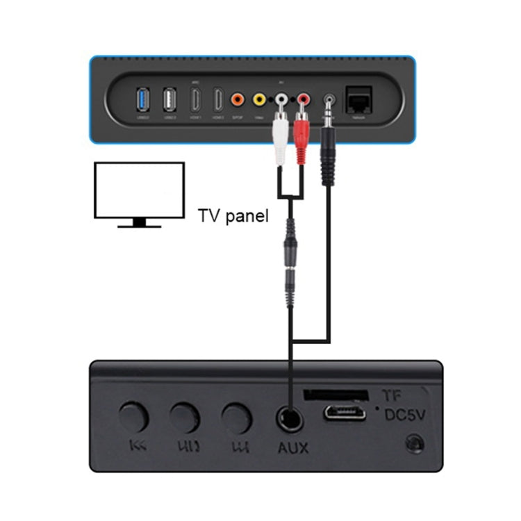 LP-08 CE0152 Bluetooth soundbar remote control detail image