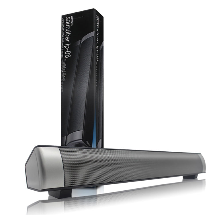 LP-08 wireless soundbar package and speaker detail image