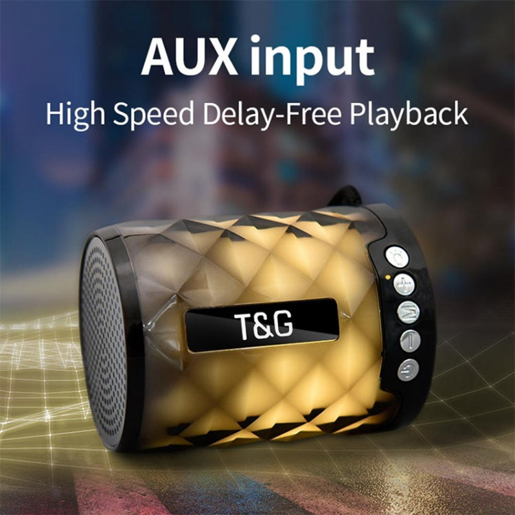 T&G TG155 speaker showing colourful light detail