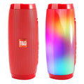 Mira Sales T&G TG157 portable Bluetooth speaker in red with colourful lights