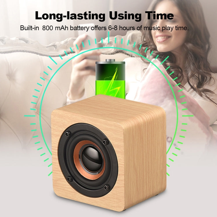 Q1 portable mini speaker package and feature detail image