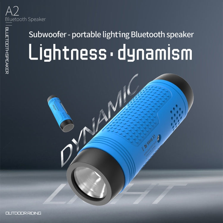 ZEALOT A2 portable Bluetooth speaker detail image with shoulder strap