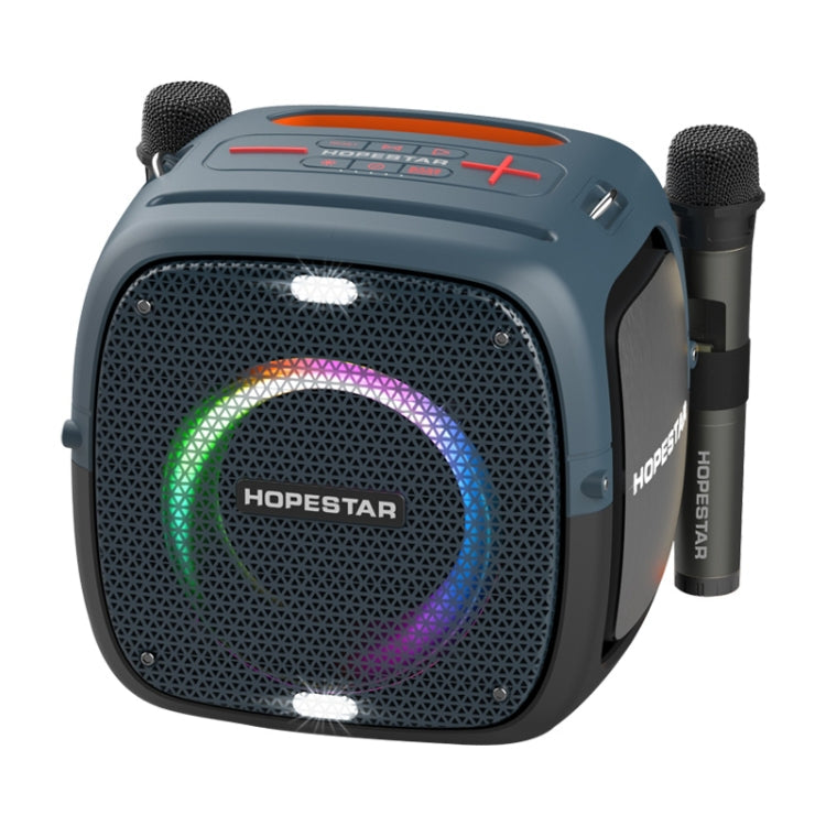 HOPESTAR Party One RGB Bluetooth speaker in blue