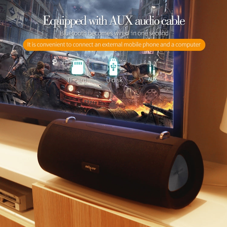 ZEALOT S38 portable Bluetooth speaker detail image with strap