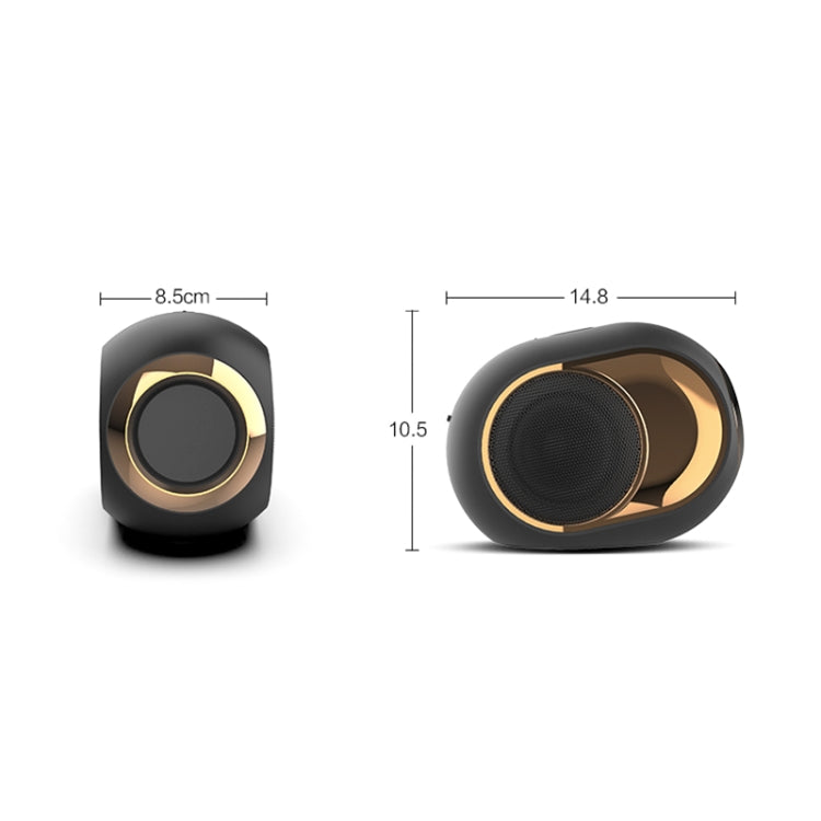 X6 TWS Bluetooth speaker showing control buttons