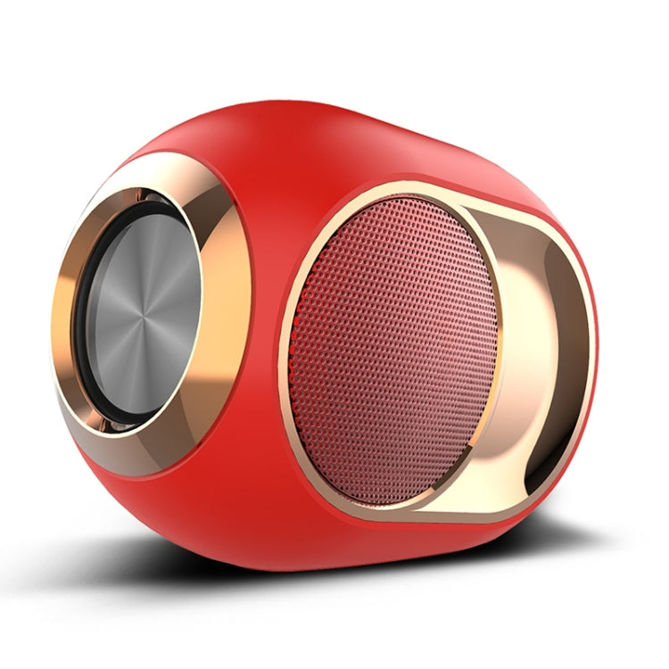 X6 TWS 5W waterproof Bluetooth speaker in red