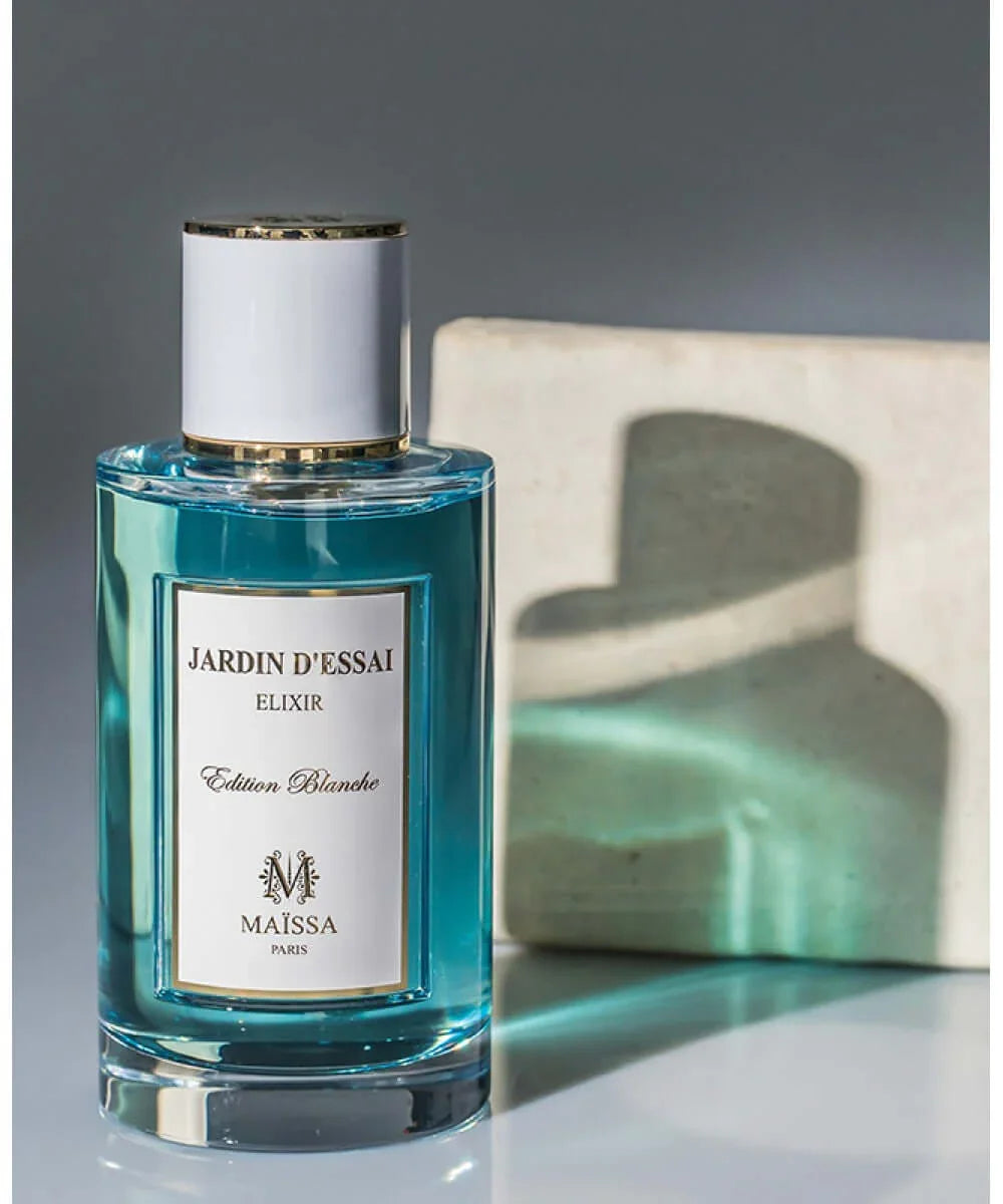 Maïssa Jardin d’Essai Eau de Parfum 200ml bottle and packaging detail