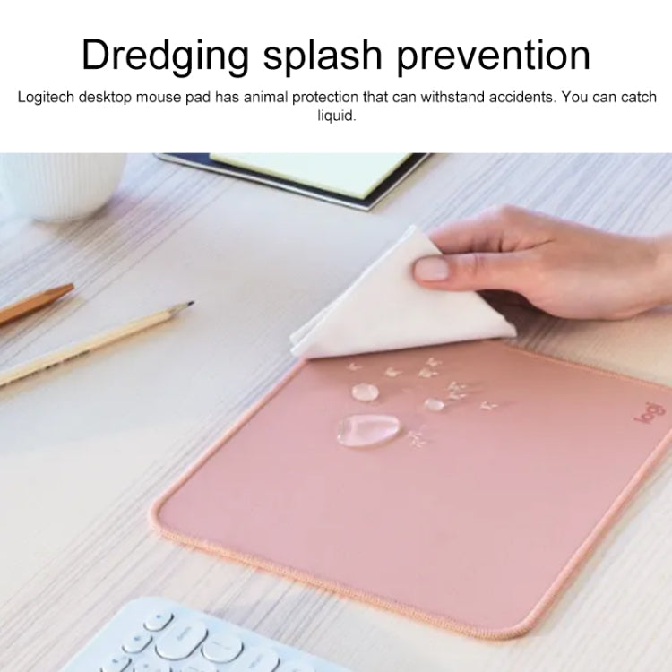 Logitech soft surface fabric mouse mat detail image