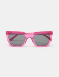 zoedepass Kate Raspberry square cat-eye sunglasses front product image