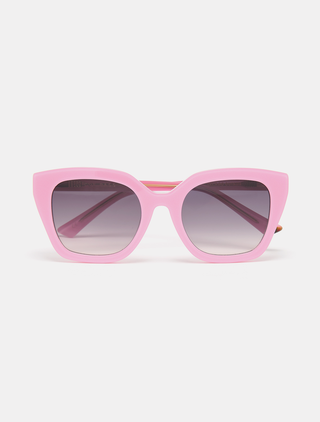 zoedepass Lauryn Candy Pink cat-eye sunglasses front product image
