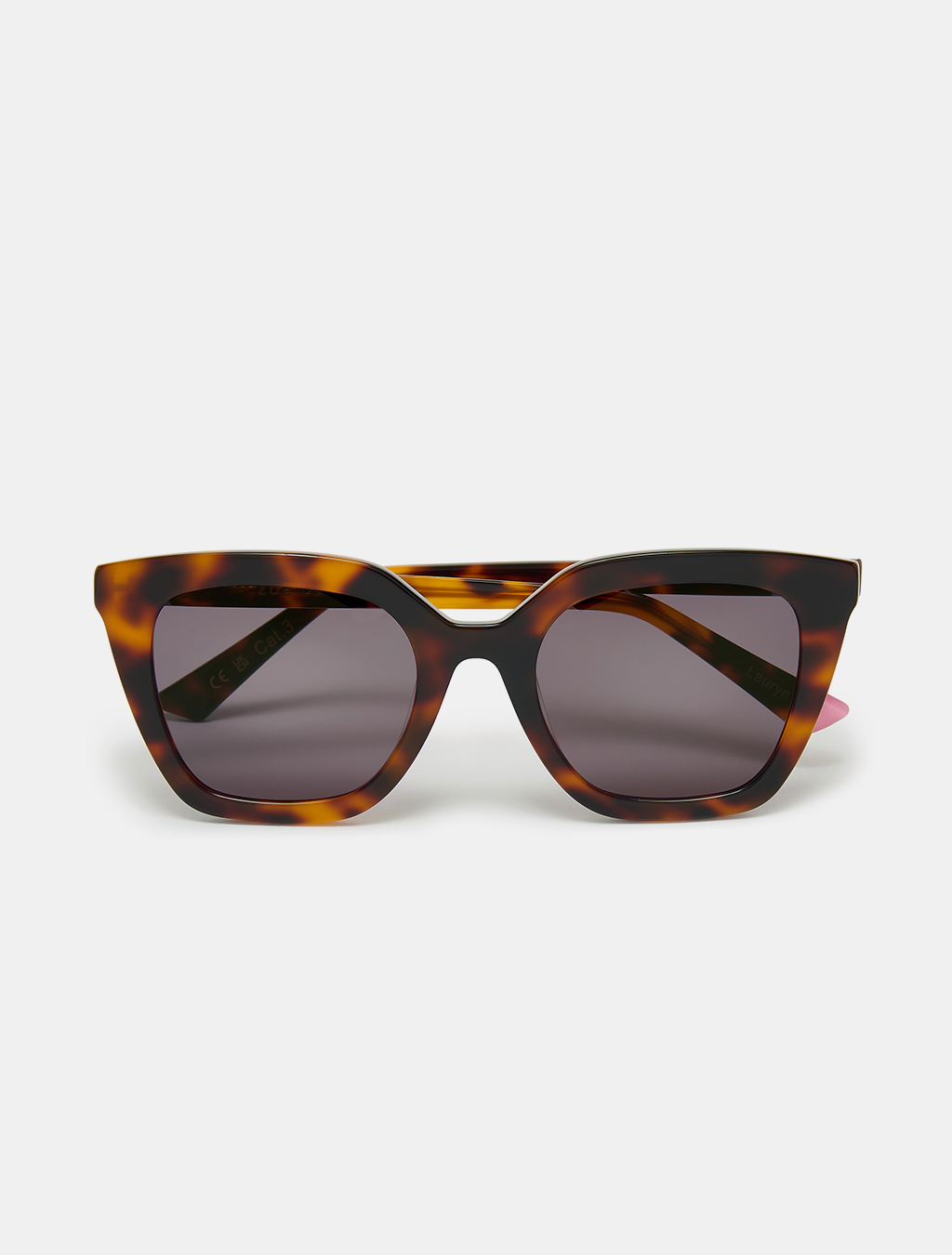 zoedepass Lauryn Tortoiseshell cat-eye sunglasses front product image