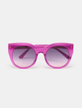 zoedepass Lily Magenta cat-eye sunglasses front product image