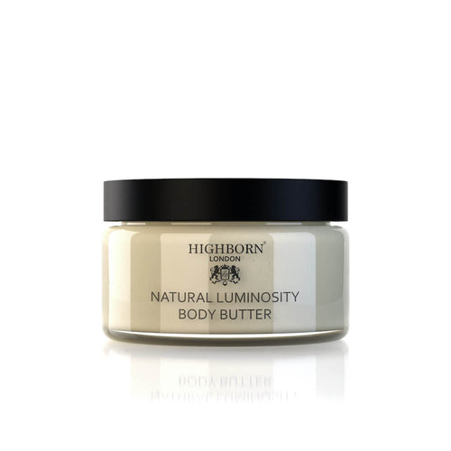Highborn Natural Luminosity Body Butter jar on white background