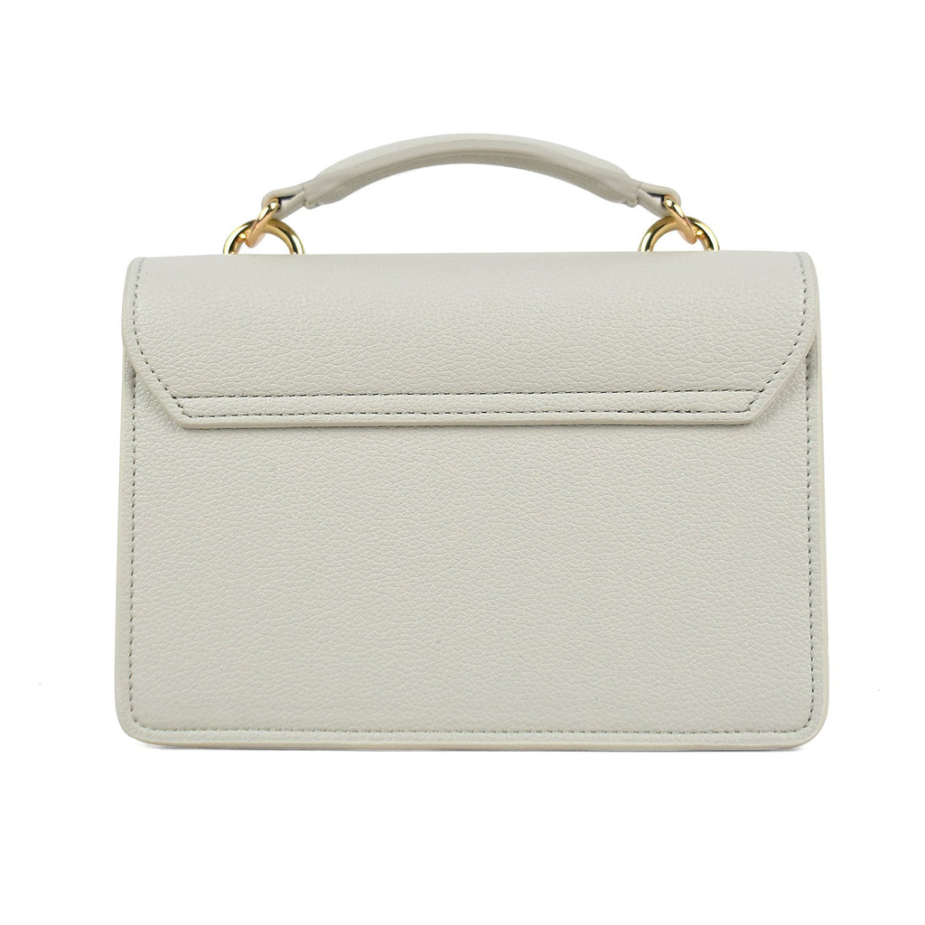 Luna Charles Nova grey vegan leather crossbody bag back view