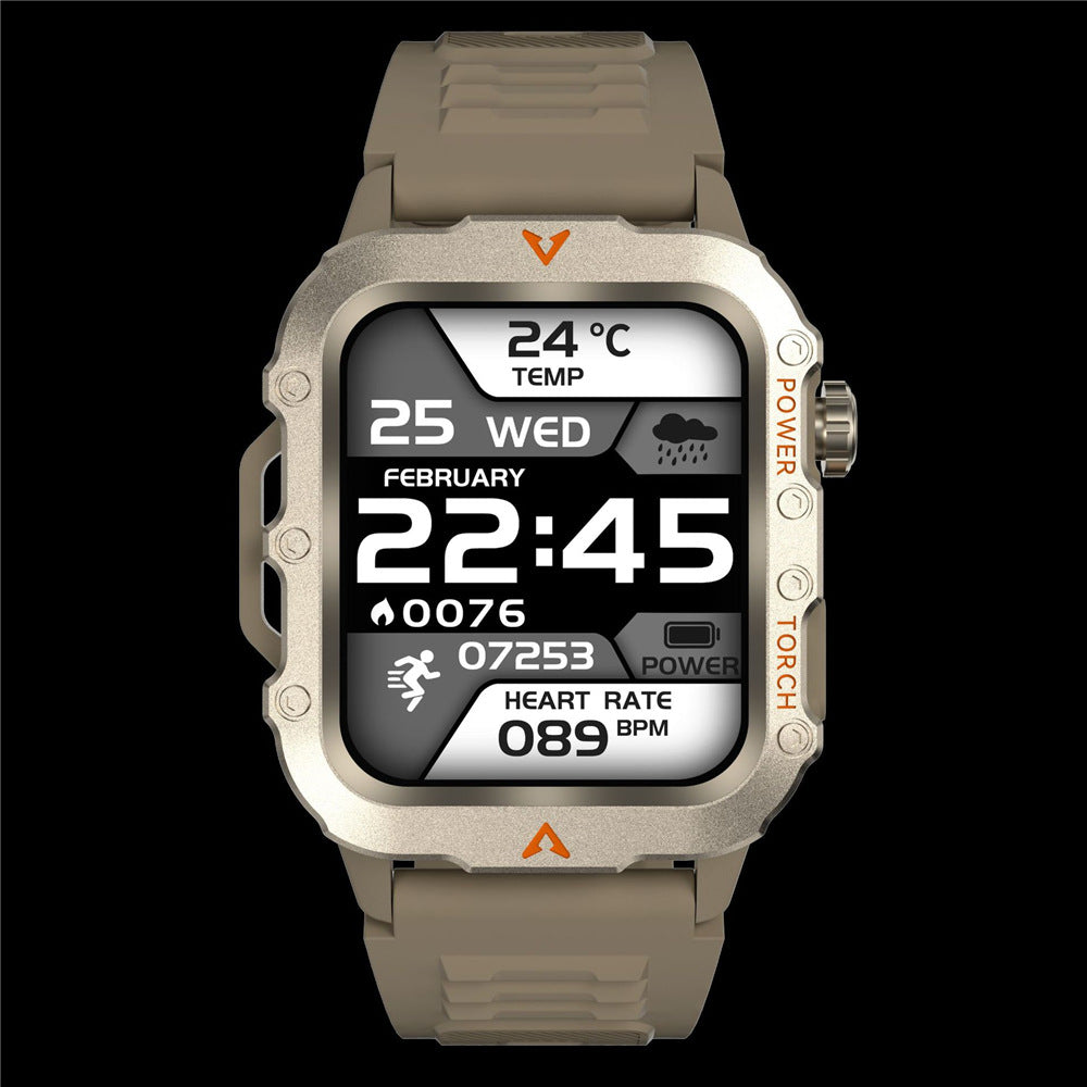Kenike Bluetooth calling sports watch close-up