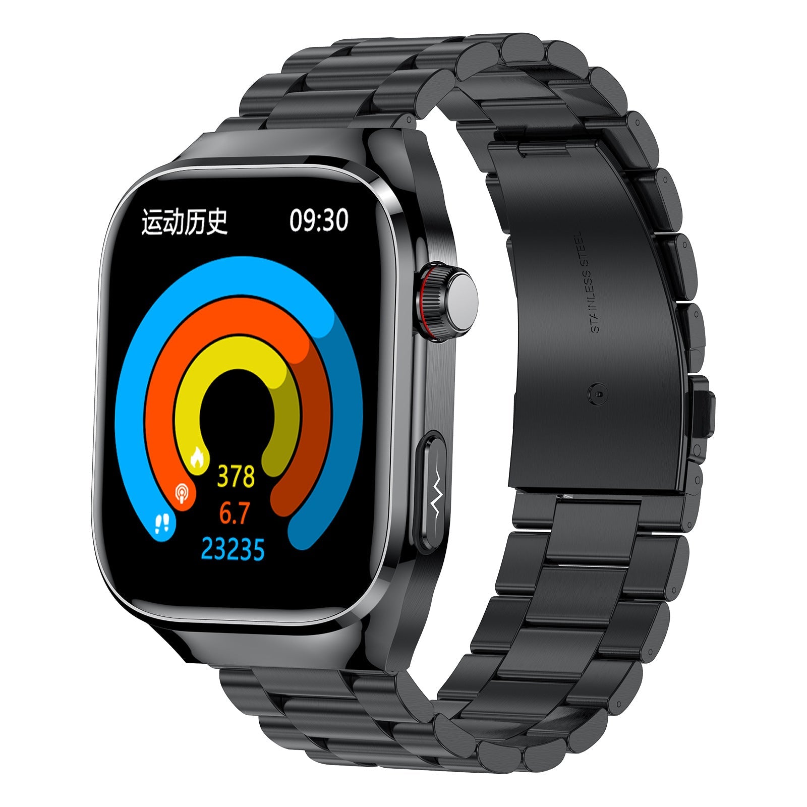 Kenike micro physical examination watch black strap variant