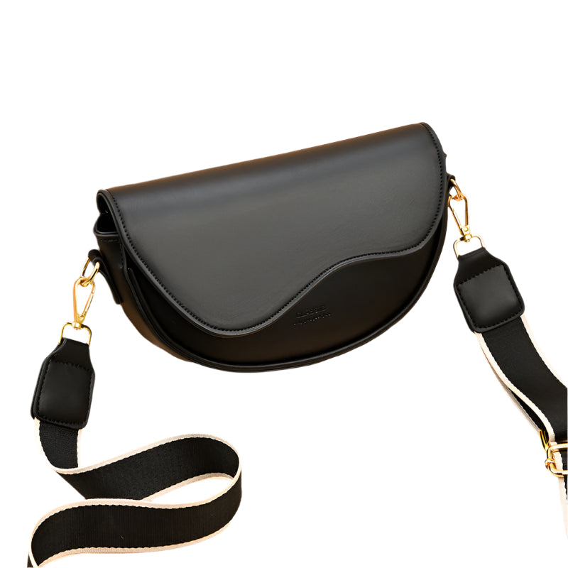Kenike light luxury underarm saddle bag side profile