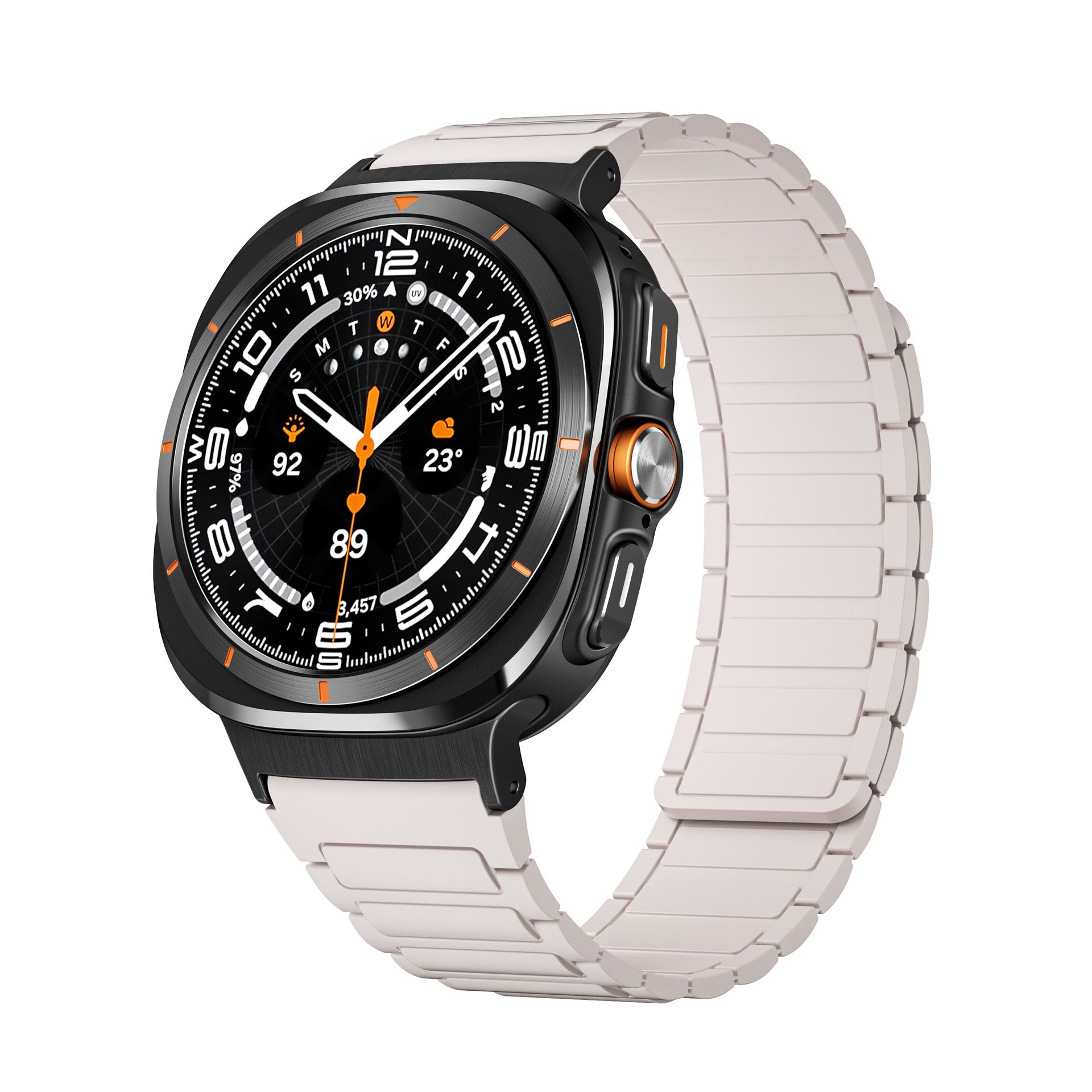 Kenike silicone watch strap final product view