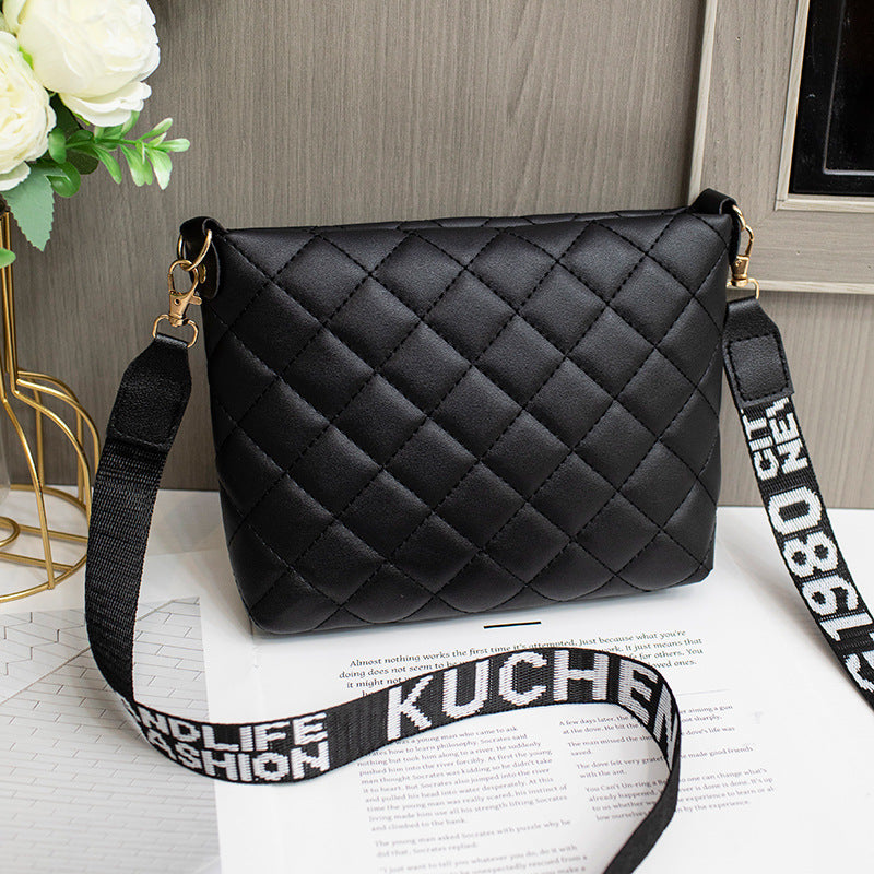 Kenike small embroidered crossbody bag interior view
