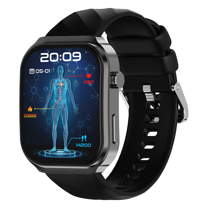 Kenike Bluetooth calling heart rate smart watch front view