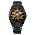 Kenike men's automatic watch gold black variant