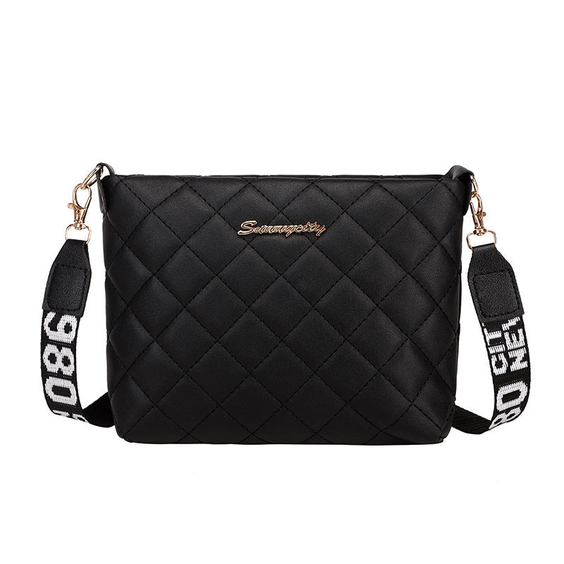 Kenike embroidered crossbody purse texture close-up