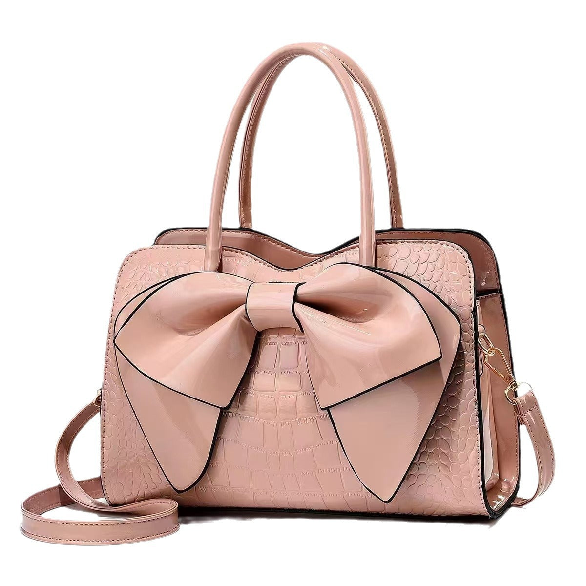 Kenike western style handbag side profile