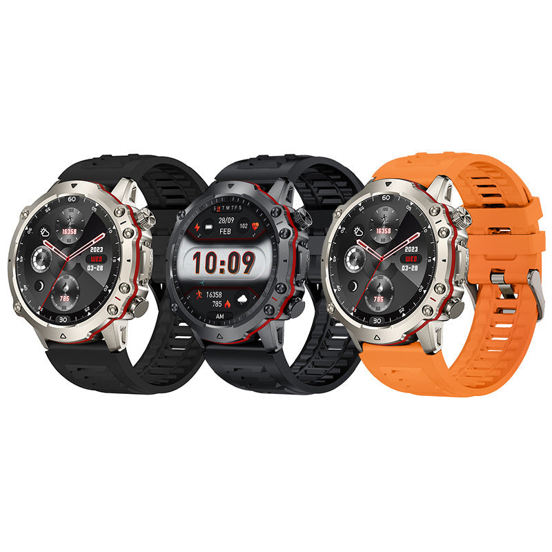 Kenike health monitoring smart watch black strap variant