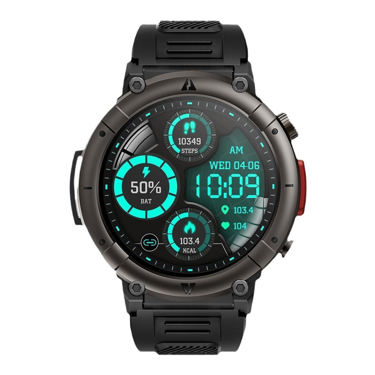 Kenike HD Bluetooth calling smart watch display detail