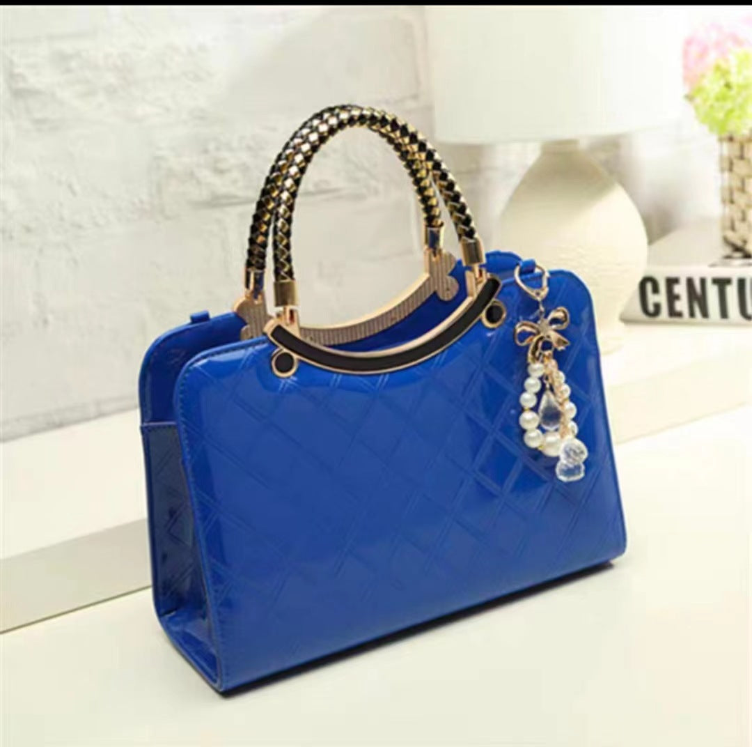 Kenike blue Lingge shoulder messenger bag variant