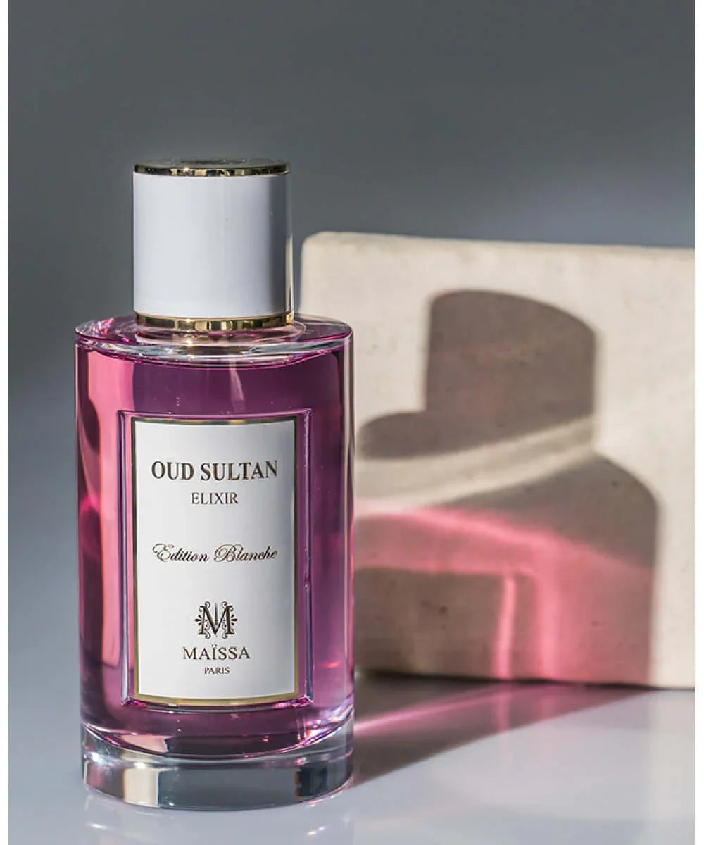 Maïssa Oud Sultan Eau de Parfum 200ml bottle and packaging detail