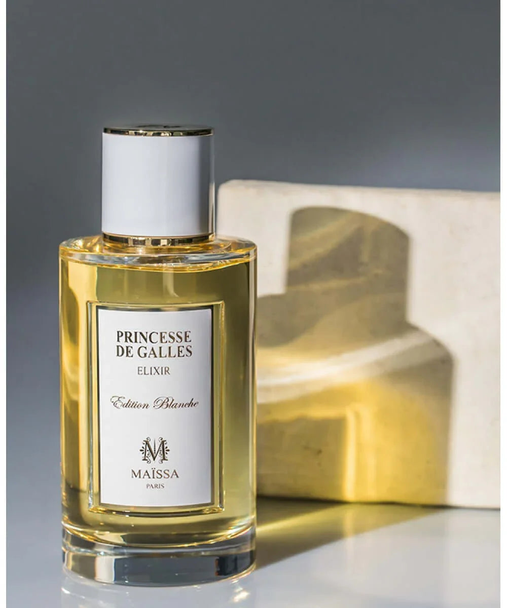 Maïssa Princesse de Galles Eau de Parfum 200ml bottle and packaging detail